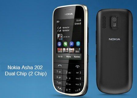 Nokia Asha 202 Dual Chip (2 Chip)